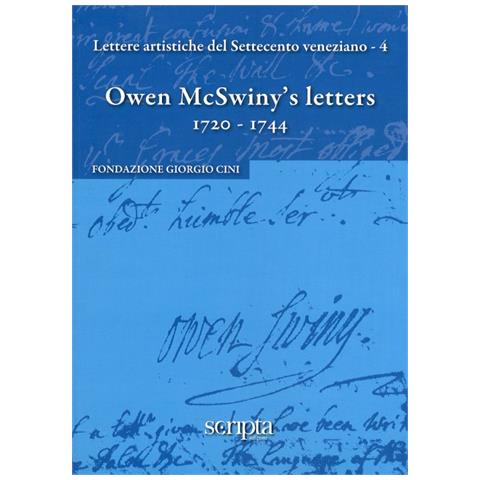 Owen McSwiny's letters (1720-1744) . Ediz. multilingue - Foto 2