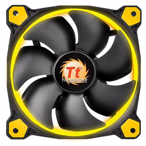 Ventola di Raffreddamento 140 mm Colore Nero e Giallo - Foto 1