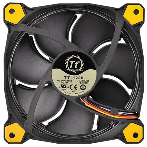 Ventola di Raffreddamento 140 mm Colore Nero e Giallo - Foto 2