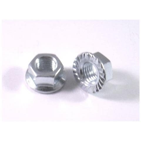 Dadi Esagonali Con Flangia Dentellata Znc Din6923 Mm. 12 - 200pz - Foto 1