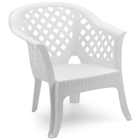Poltrona da Giardino Colore Bianco - Modello Lario - Foto 1