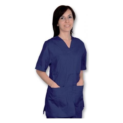 CASACCA CON BOTTONI AUTOMATICI - UNISEX - COTONE / POLIESTERE - BLU XXL - Foto 1