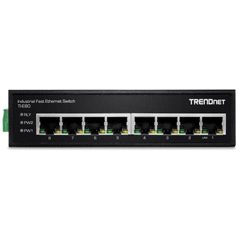 8-port Ind. Fast Eth Switch Din-rail - Foto 2