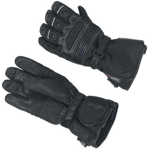 Stelvio Guanti Moto Neri Poliestere E Pelle Di Bovino Tg. Xxl - Foto 1