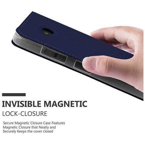 Custodia Compatibile Con Nokia Lumia 640 In Classy Blu Scuro - Coperchio Protettiva Con Chiusura Magnetica, Funzione Stand E Tasca Per Le Carte - Foto 7