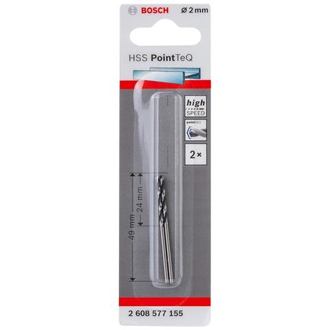 Punta Elicoidale 2x49mm Per Metallo - Foto 2