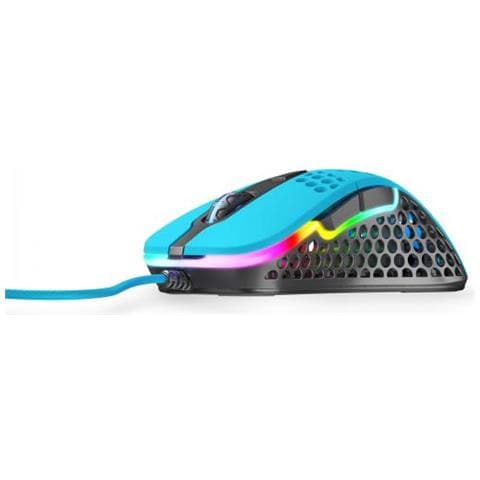 M4 Rgb Mouse Usb Tipo A Ottico 16000 Dpi Mano Destra (M4 Rgb Wired Optical Gaming Mouse Usb 400-16000 Dpi Omron Switches 125-1000 Hz Adjustable Rgb Blue)  - Foto 1