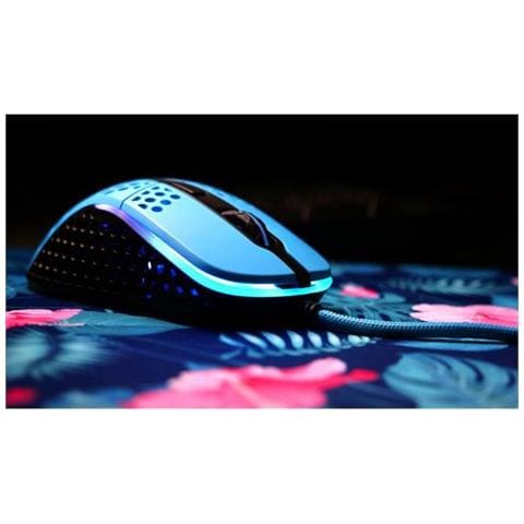 M4 Rgb Mouse Usb Tipo A Ottico 16000 Dpi Mano Destra (M4 Rgb Wired Optical Gaming Mouse Usb 400-16000 Dpi Omron Switches 125-1000 Hz Adjustable Rgb Blue)  - Foto 4