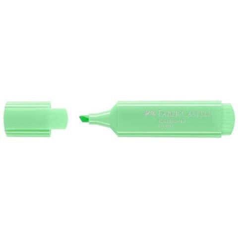 ver Faber Castell Texliner 46 Pastell Evidenziatore Punta A Scalpello 1/5 Mm Verde Chiaro Conf 10 Pz. - Foto 1