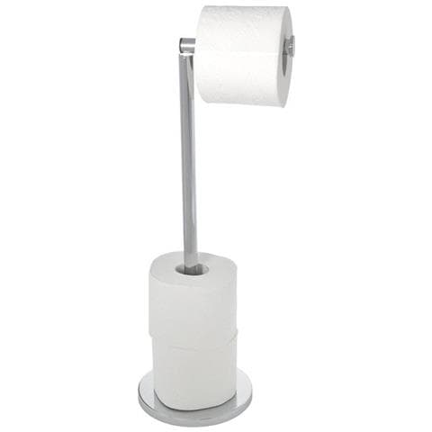 19637100 Indipendente Porta Rotolo 2 In 1 Acciaio Inox 17 X 21 X 55 Cm Brillante - Foto 1