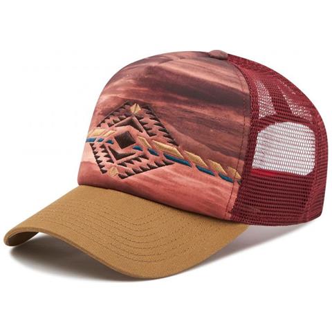 Cappello Trucker Adulto Sykora Maroon R. L / xl - Foto 1