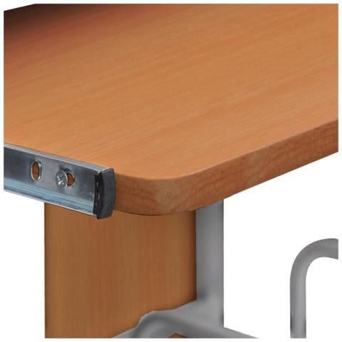 Scrivania Da Computer Marrone 110x52x88,5 Cm Legno Multistrato - Foto 2