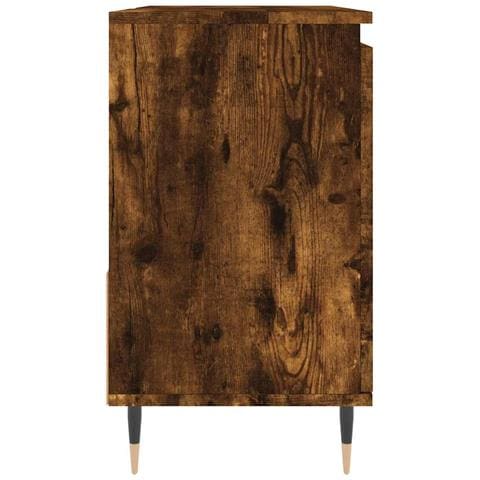 Armadietto Bagno Rovere Fumo 65x33x60 Cm In Legno Multistrato - Foto 10