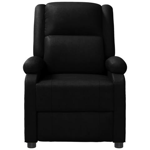 Poltrona Massaggiante Nera In Similpelle - Foto 3