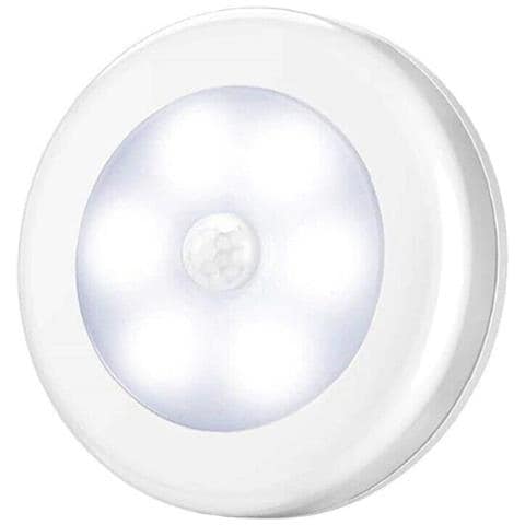 Luce Notturna Armadio Sensore Pir Calamita Luce Led Bianca Batterie Te-b0271 - Foto 1