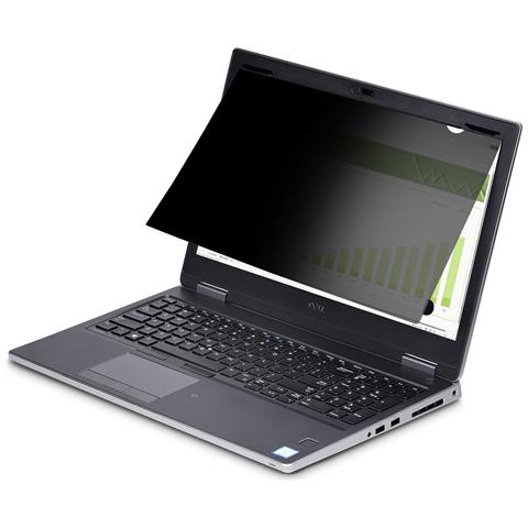 Filtro Privacy Touch da 15,6” 16:9, antiriflesso, pellicola protettiva per monitor di computer portatile, angolo di visuale di + /- 30 gradi, Flip-Up - Foto 2