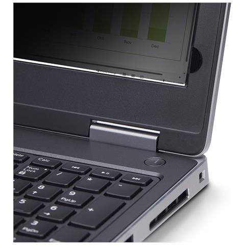 Filtro Privacy Touch da 15,6” 16:9, antiriflesso, pellicola protettiva per monitor di computer portatile, angolo di visuale di + /- 30 gradi, Flip-Up - Foto 10