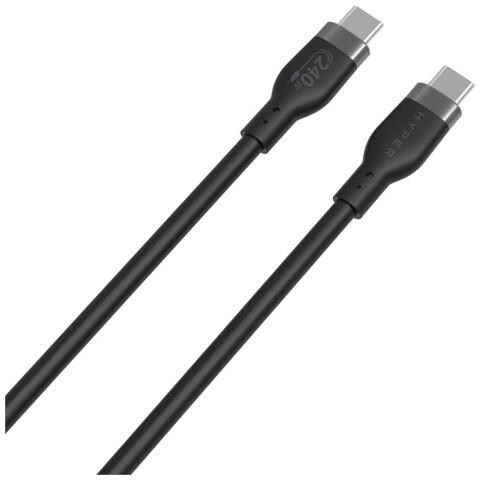 HJ4001BKGL cavo USB USB 2.0 1 m USB C Nero - Foto 2
