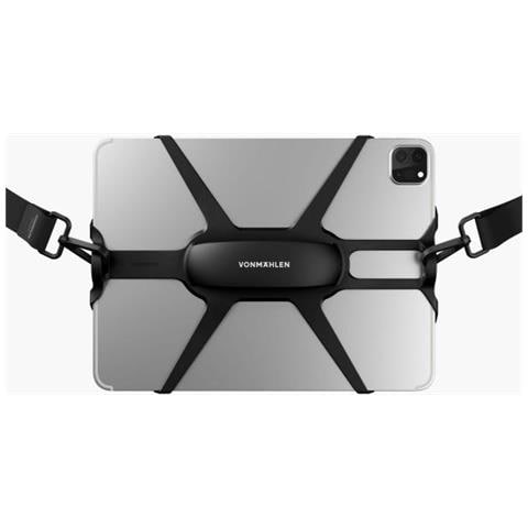 Vonmhlen Infinity Max Tracolla Tablet Metallo, Polietilene Tereftalato Riciclato (rpet), Silicone Nero - Foto 2