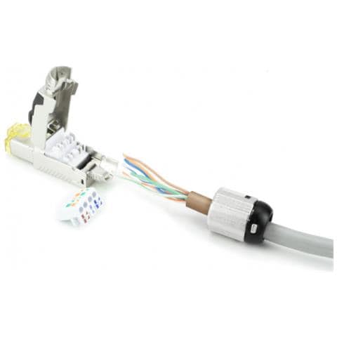 Td168f Cavo Di Collegamento Rj-45 Nero, Acciaio Inox - Foto 2