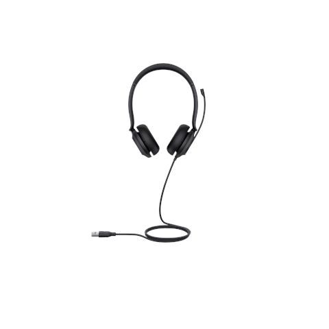 UH35 Dual UC Auricolare Cablato A Padiglione Ufficio USB tipo A Nero - Foto 1