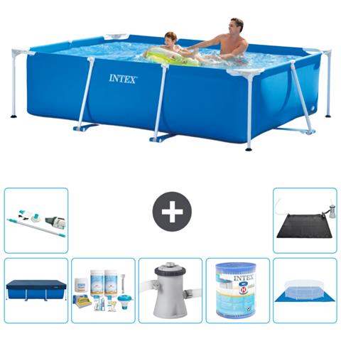 Piscina Fuori Terra - Rettangolo - 260x160x65 Cm - Blu - Include Accessori Coordinati A120 - Foto 1