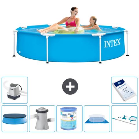 Piscina Fuori Terra - In Giro - 244x51 Cm - Blu - Include Accessori Coordinati A1435 - Foto 1