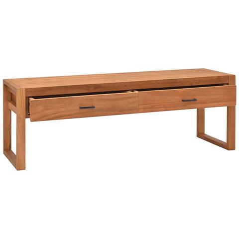 Mobile Tv 140x40x45 Cm In Legno Di Teak - Foto 1