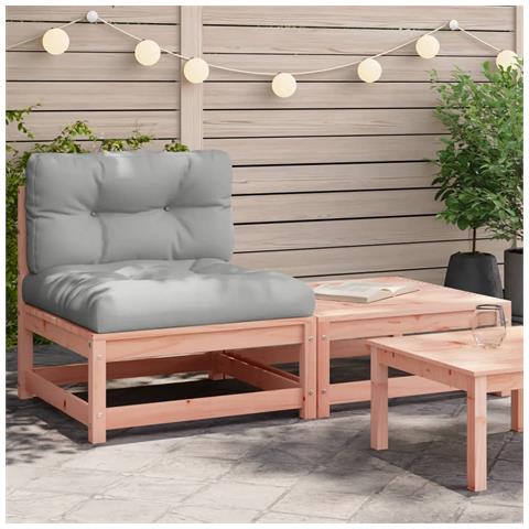 Lusso Casadino - Divano Da Giardino Senza Braccioli Con Cuscini E Poggiapiedi - Foto 8