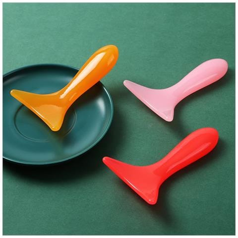 Strumento Per Massaggio Gua Sha In Resina Pink - Foto 4