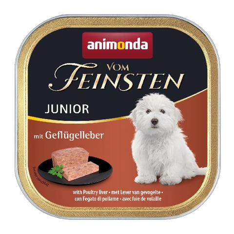 animonda Vom Feinsten 4017721826570, Junior, Tutte le razze, Fegato, 150 g - Foto 1
