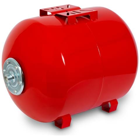 Vaso Di Espansione 100l, 6 Bar, Serbatoio A Pressione, Impianto Di Aumento Pressione, Serbatoio, Accumulo Acqua, Attacco 1"" Per Autoclave Domestica, Pompa Da Pozzo, Acciaio Verniciato, Booster, Orizzontale, Spessore Parete 1,2 Mm - Foto 1