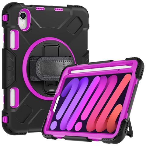 Custodia Per Ipad Mini 6 8.3"" Con Supporto E Alloggiamento Per Stilo Nera - Foto 1