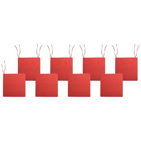 Set Di 8 Cuscini Per Sedie Sassari Premium 46 X 46 Cm Rosso - Foto 2