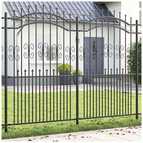 Recinzione da giardino Grigio 215 cm - Foto 2