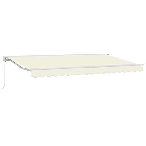 Tenda Retrattile Crema 400x200 cm Tessuto - Foto 1