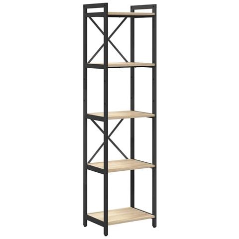 Libreria rovere sonoma 40 x 30 x 153 cm Legno multistrato - Foto 1