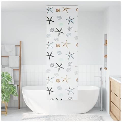 Tenda a Rullo per Doccia Cassonetto 60x240 cm Larghezza Tessuto - Foto 2