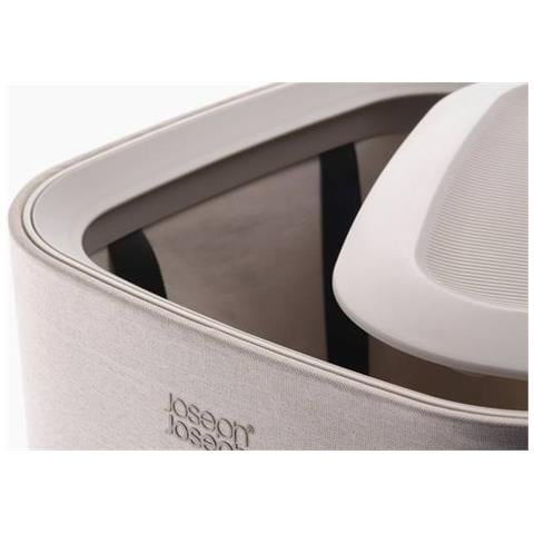 Cesto Bucato Tota One 60 Litri Ideale Per Lenzuola E Asciugamani Borsa Rimovibile Manici Facili Da Afferrare Design Elegante Colore Naturale - Foto 6