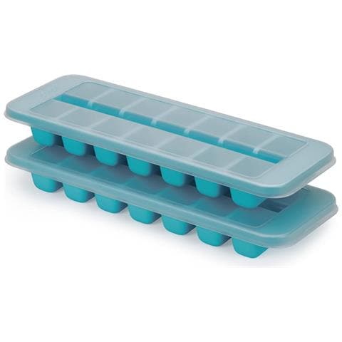 Vassoio Per Cubetti Di Ghiaccio Flow Facile Estrazione Sistema Riempimento Rapido Senza Schizzi Coperchio Impilabile Capacità 14 Cubetti Lavabile In Lavastoviglie - Foto 2