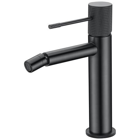 Imex Miscelatore Bidet Monocomando In Ottone Finitura Black Gun Metal Con Cartuccia Ceramica Ø26 Mm Top 2 Flessibili 3-8 Inclusi Altezza 200 Mm Canna 130 Mm – Modello Bdd038-2bgm - Foto 1