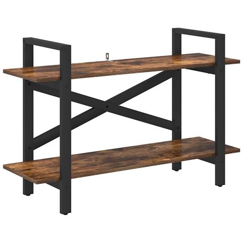 Libreria Rovere fumé 100 x 33,5 x 64 cm Legno multistrato - Foto 1