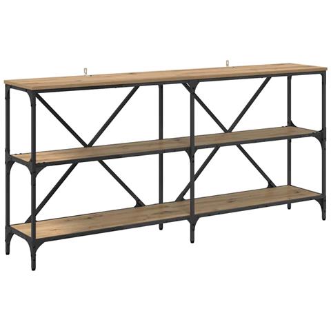 Tavolo consolle Rovere artigianale 160 x 30 x 75 cm - Foto 1