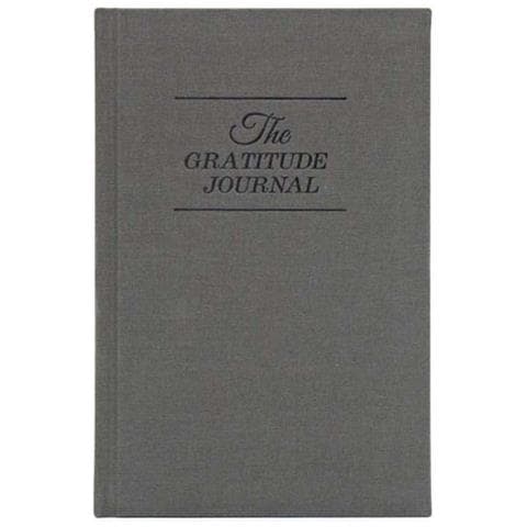 Quaderno Di Gratitudine Giornaliera A5 - Taccuino In Lino Con Carta Spessa Grey - Foto 1