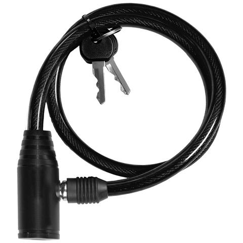 Cavo Antifurto Compatto A Testa Tonda Con Serratura A Chiave Per Biciclette E Monopattini - Foto 2