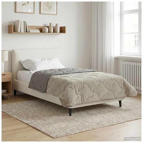 Duvet Estivo Trapuntato Grigio chiaro 140 x 220 cm - Foto 2