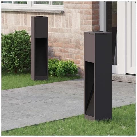 Lucina LED Solare da Percorso 2 pcs Nero - Foto 2