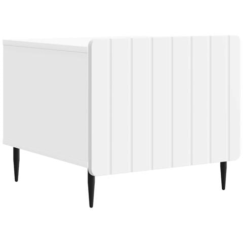 Tavolino da salotto Bianco 49 x 50 x 42 cm Legno ingegnerizzato - Foto 1