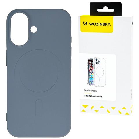 Custodia In Silicone Magsafe Per Samsung Galaxy S24 Fe Grigia - Foto 1