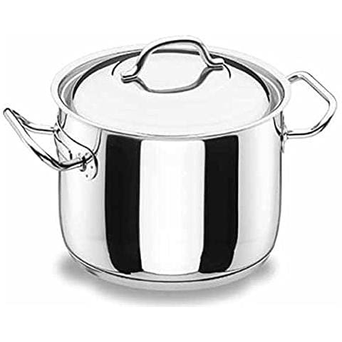 72124 - Padella professionale in acciaio inox da 24 cm con coperchio - Foto 1